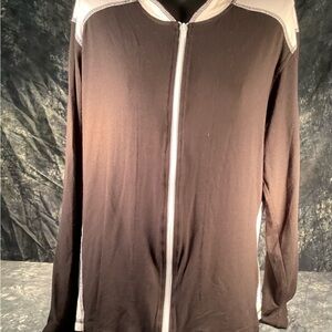 Chico's Black and White Zip-Up Jacket